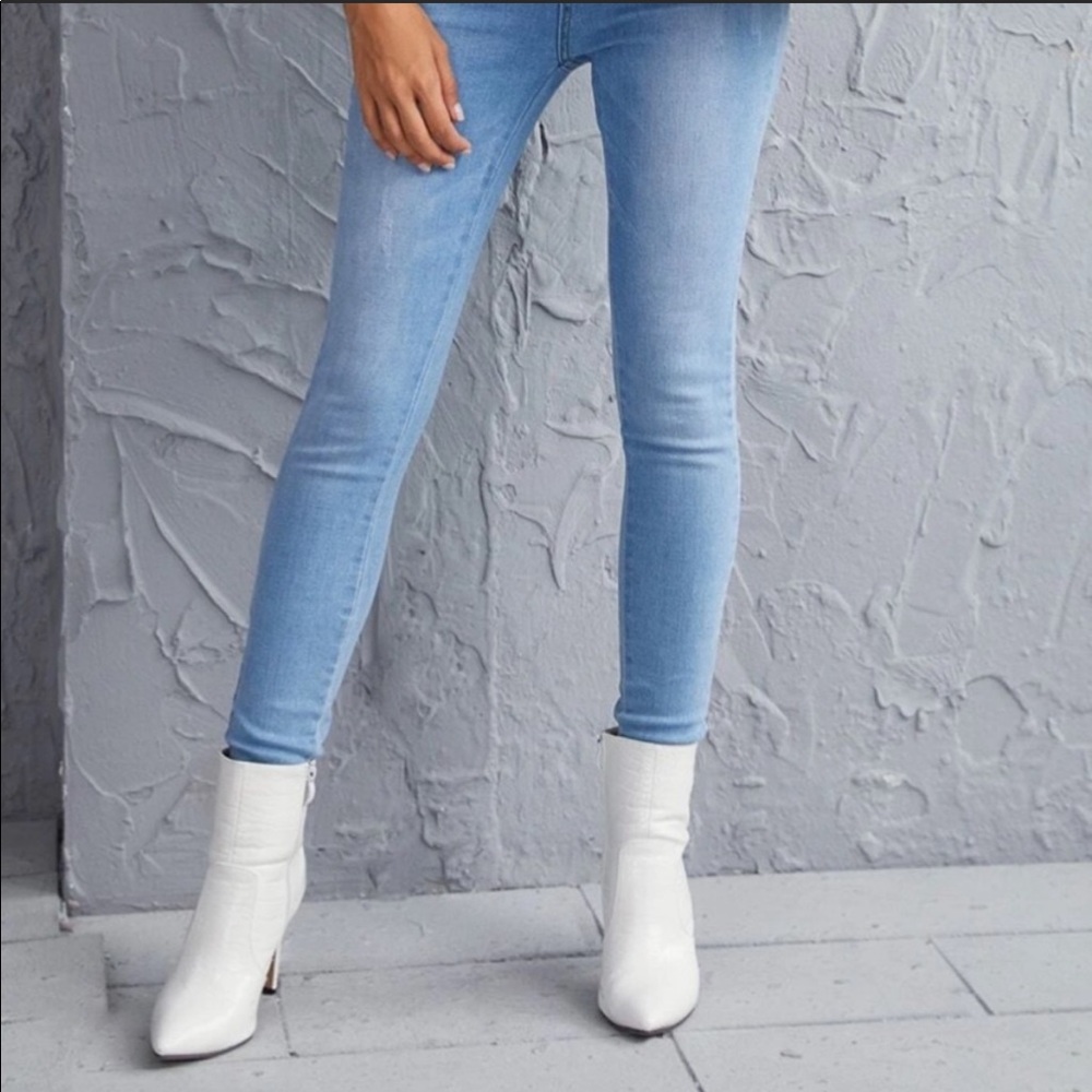 Free People White Willa Ankle Boot - Picture 2 of 11